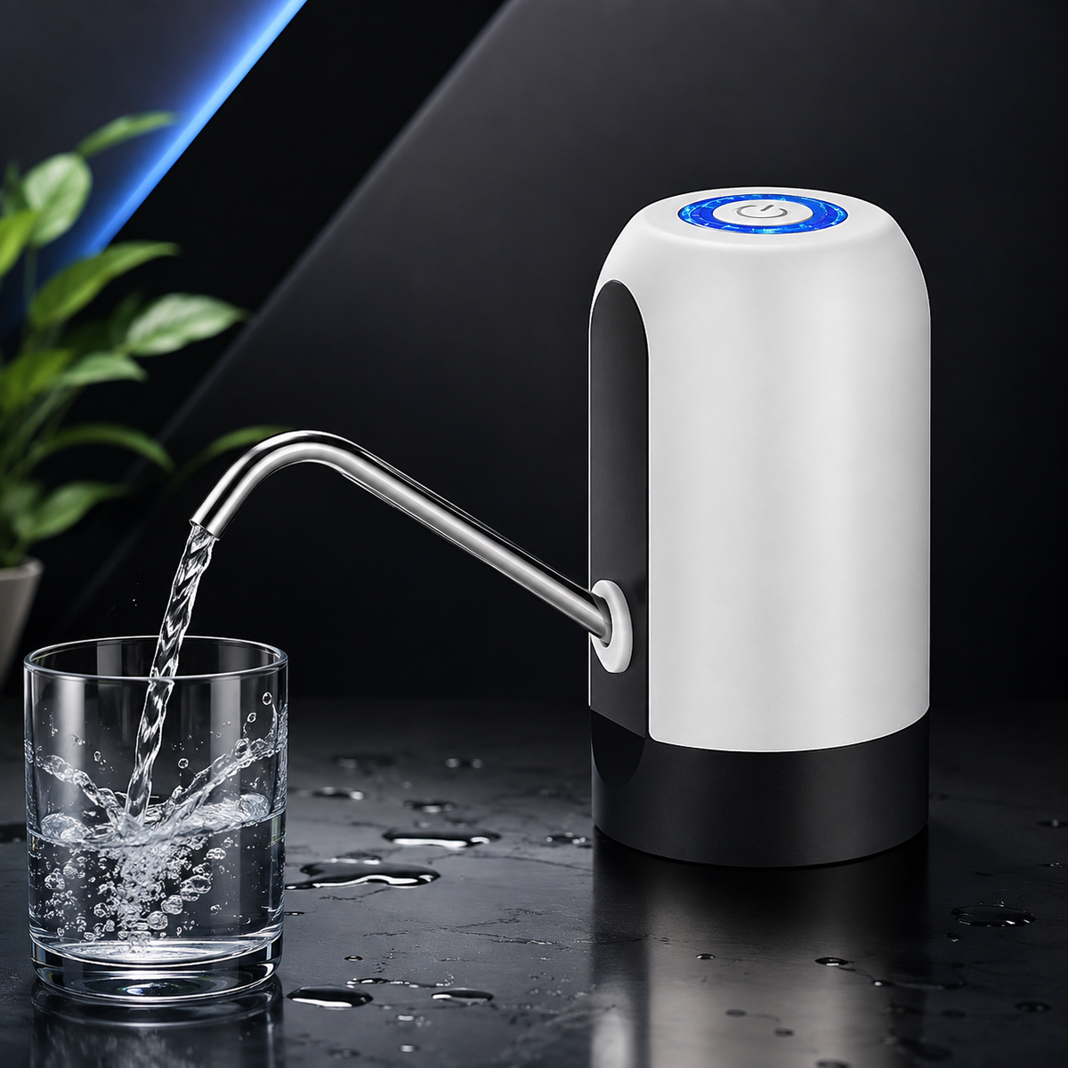 Dispensador de Agua Eléctrico Recargable USB para Botellón