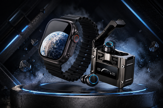 Combo Smartwatch T900 Ultra + Audífonos Gamer M25 Bluetooth