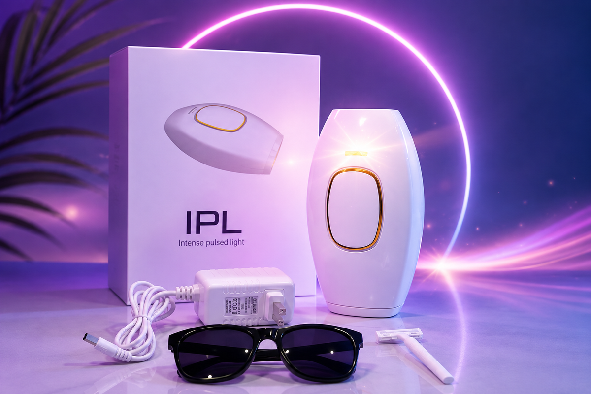 Depilador Láser IPL Definitivo e Indoloro para Rostro y Cuerpo