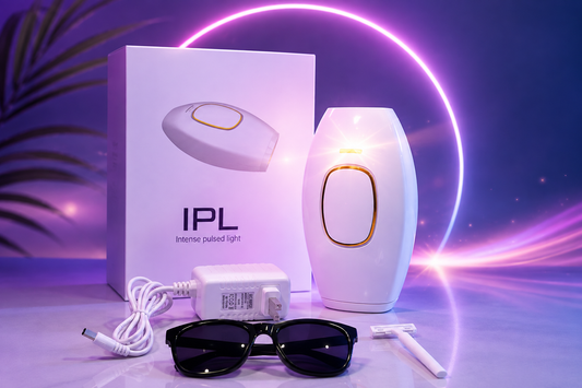 Depilador Láser IPL Definitivo e Indoloro para Rostro y Cuerpo